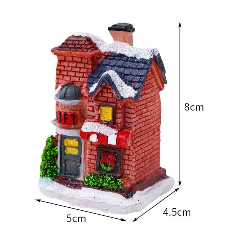 Christmas House Light Decorations for Home Ornaments Kids Xmas Gift New Year 2025 Navidad Decor Bedroom Night Light with Battery