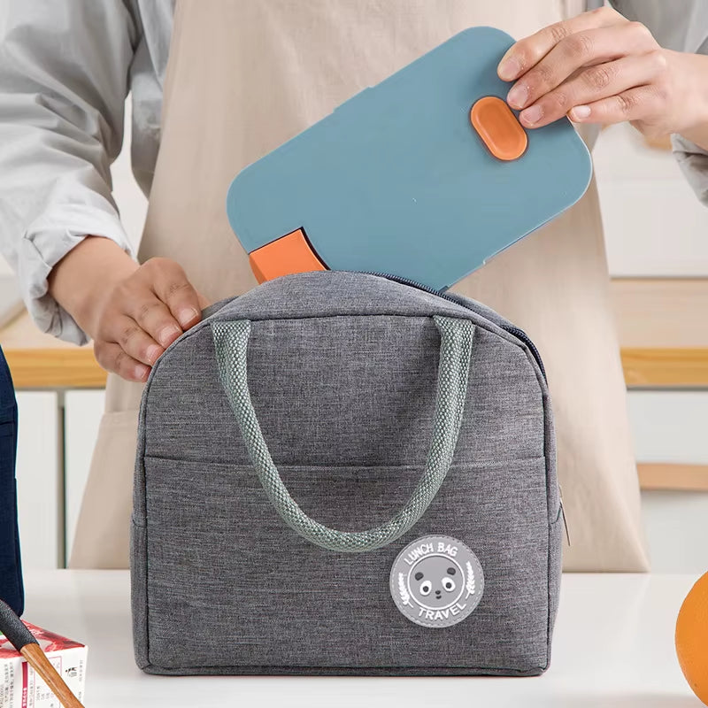 Insulated Lunch Bag Insulation Bento Pack Aluminum Foil Rice Bag Meal Pack Ice Pack Student Bento Lunch Handbag Insulation