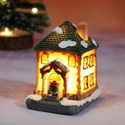 Christmas House Light Decorations for Home Ornaments Kids Xmas Gift New Year 2025 Navidad Decor Bedroom Night Light with Battery