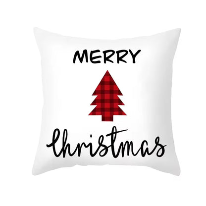 45Cm Christmas Cushion Cover Pillowcase 2025 Christmas Decorations for Home Ornament Xmas New Year Christmas Decor 2026 Noel