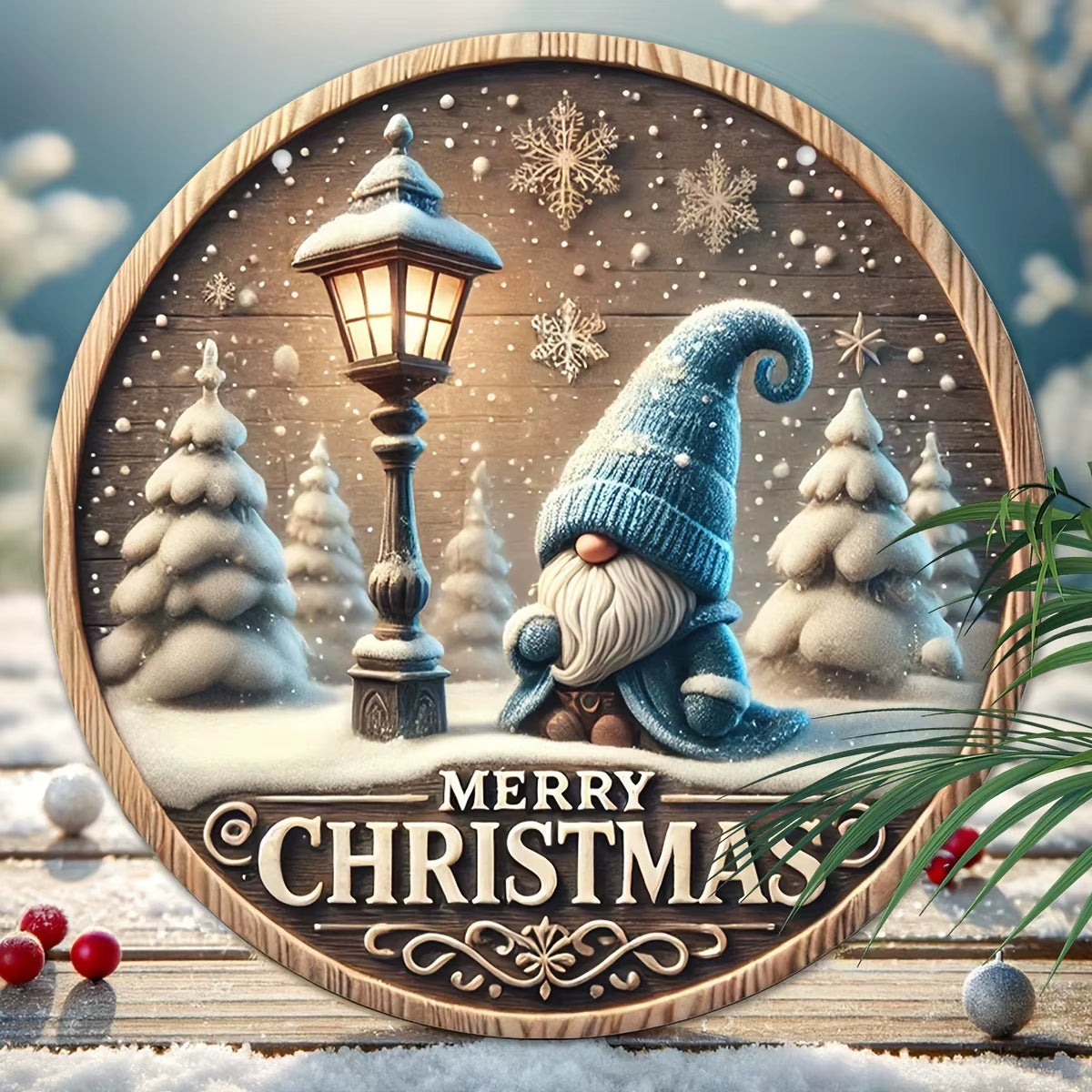 1Pc Christmas Decorations Wooden Sign Merry Christmas Wooden Sign Hanging Decorations Christmas Sign